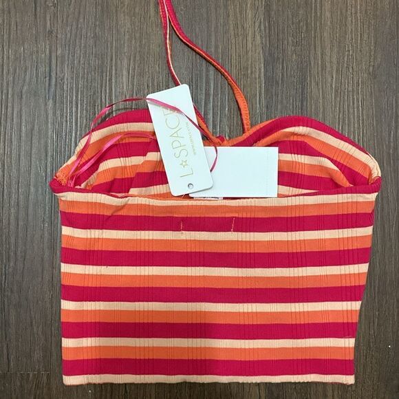 L Space Paloma Striped Crop Top - Picture 5 of 6